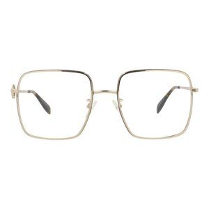 Alexander McQueen Womens Square/Rectangle Gold Gold Transparent Fashion
